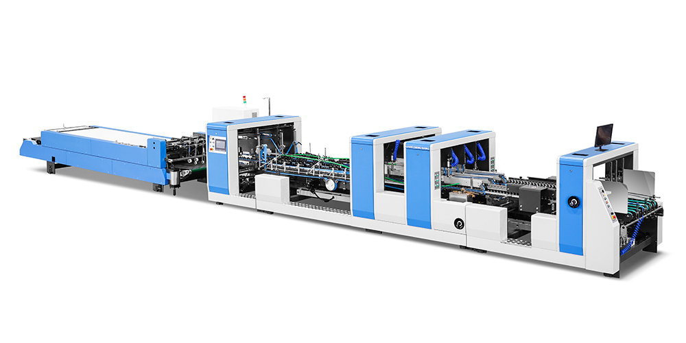 Machine de gluer à dossiers doubles automatiques complets