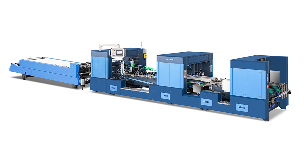 Gluer de dossier intelligent automatique complet
